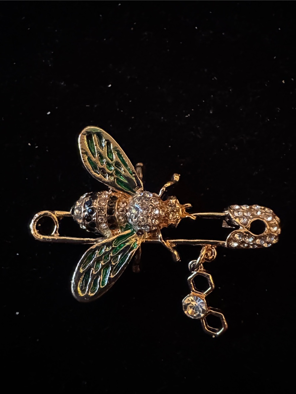 Pin Bee  crystals Accent unbranded fashion
